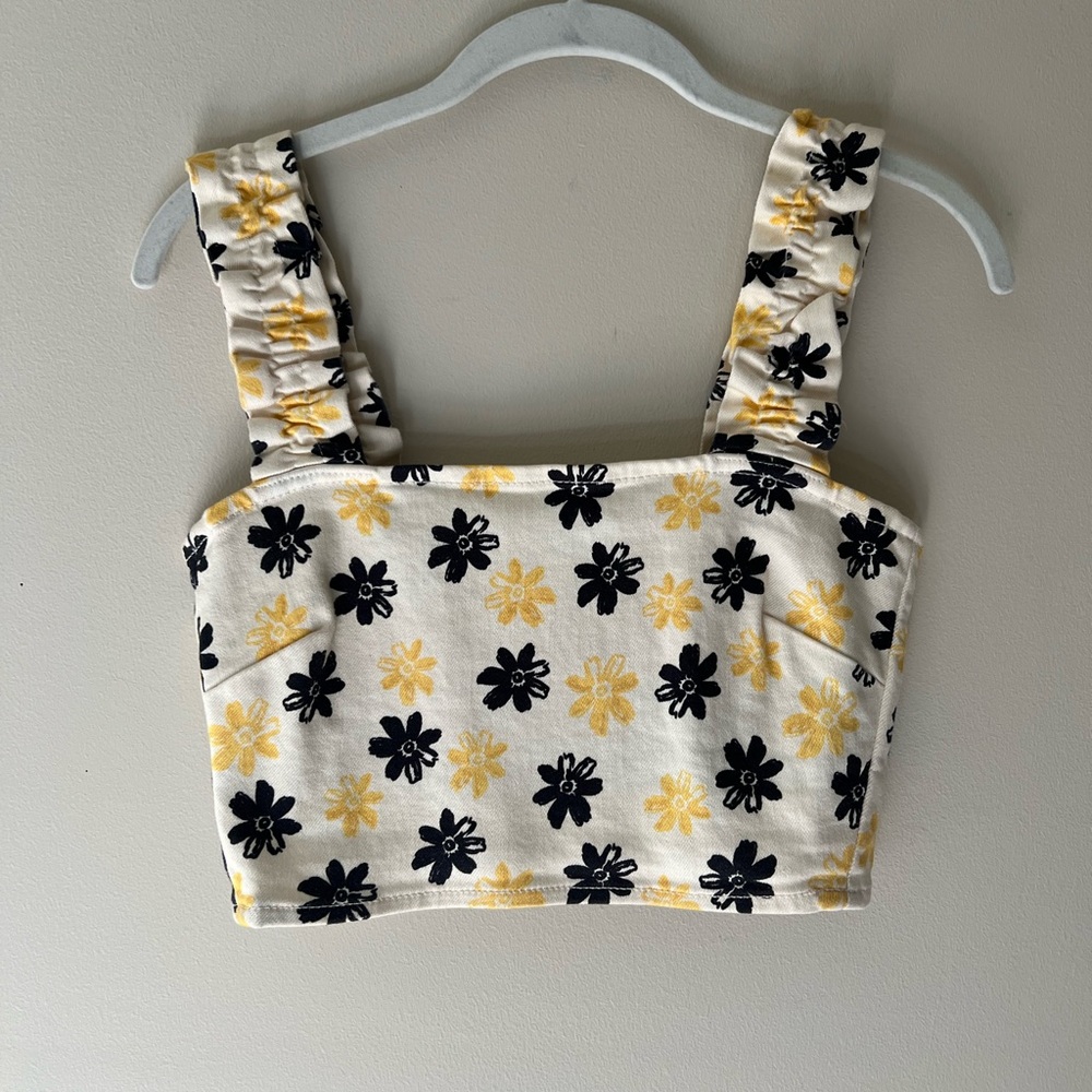 Zara cropped tank top